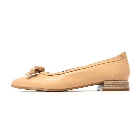 TINO BELLINI 貝里尼 歐洲進口 MJUS 都會雅緻淺口娃娃平底鞋FSBM005-3(米色)