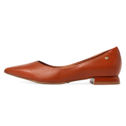 【TINO BELLINI 貝里尼】巴西進口素面尖頭平底鞋FWCT037C-9