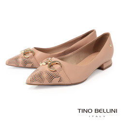 雙環扣飾尖頭平底鞋FWCV039-3