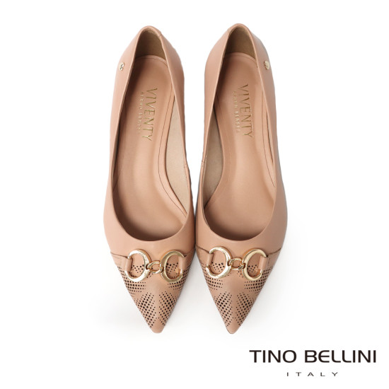 雙環扣飾尖頭平底鞋FWCV039-3