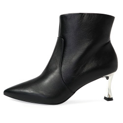 【TINO BELLINI 貝里尼】巴西進口 氣質優雅尖頭踝靴 FWOV027-1