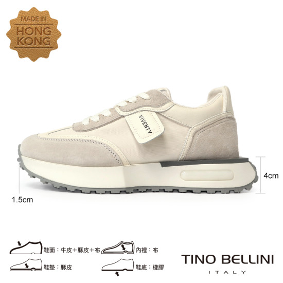TINO BELLINI 貝里尼 香港進口 運動風厚底休閒鞋LB0V010A-0 