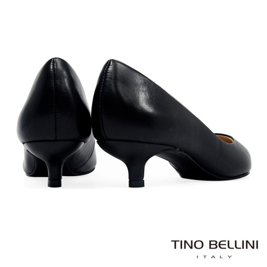 TINO BELLINI 貝里尼 巴西進口 素面尖頭小貓跟 貓跟鞋FSCV003A-1