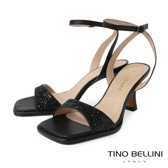 亮粉繫踝高跟涼鞋FSLT025-1