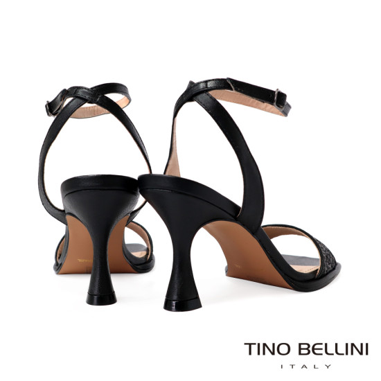 亮粉繫踝高跟涼鞋FSLT025-1