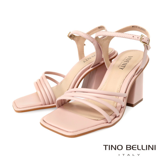 牛皮線條高跟涼鞋FSMV007-7