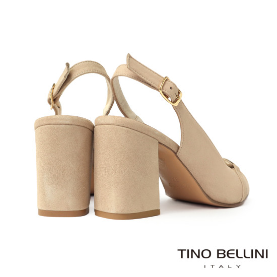 麂皮魚口高跟涼鞋FSMV008-3