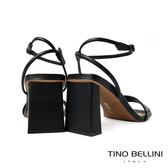 彩鑽繫踝高跟涼鞋FSMV010-1