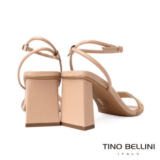 彩鑽繫踝高跟涼鞋FSMV010-3