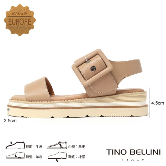 雙寬帶厚底涼鞋FSNT014-3