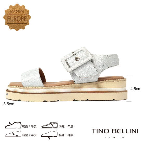 雙寬帶厚底涼鞋FSNT014-D