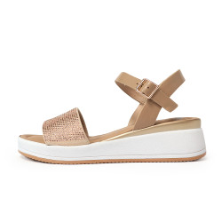 閃鑽寬帶厚底涼鞋FSOO007-F