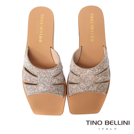 閃鑽平底涼拖鞋FSQT008-D