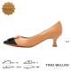 TINO BELLINI 貝里尼 巴西進口 高雅蝴蝶低跟包鞋FWCT041-9(駝色)