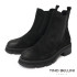 TINO BELLINI 貝里尼 麂皮 拼接彈性 切爾西 短筒靴 FWMV018-1(黑色) 