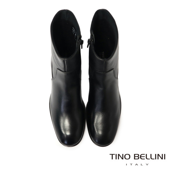 TINO BELLINI 貝里尼 柔軟真皮經典中短靴FWNT044-1(黑色)