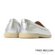 TINO BELLINI 貝里尼 巴西進口 銀色 舒適 樂福鞋 FYCT033-D(銀色)