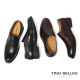 【TINO BELLINI 貝里尼】簡約素面真皮直套款商務紳士男皮鞋HM3T071-6(咖色)