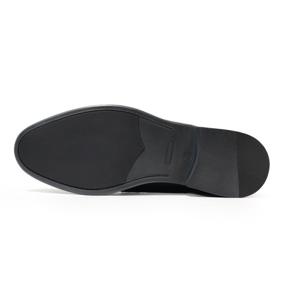 【TINO BELLINI 貝里尼】真皮悄皮包邊綁帶德比鞋紳士鞋男鞋皮鞋HM3T076-1(黑色)