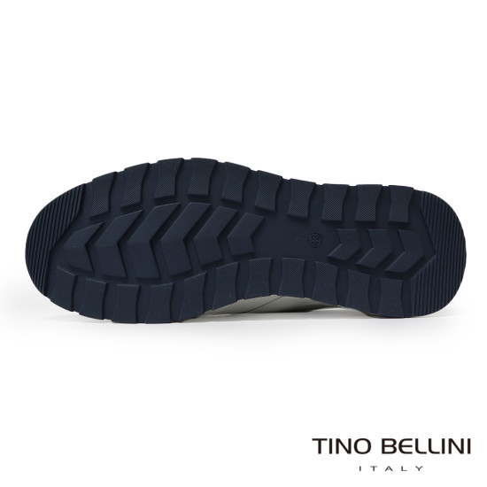 TINO BELLINI 貝里尼 葡萄牙進口 經典復古皮革運動鞋 休閒鞋 HM4T029-0(白色)