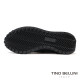 【TINO BELLINI 貝里尼】潮流個性輕量防滑真皮男鞋休閒鞋HM4T030-1(黑色)