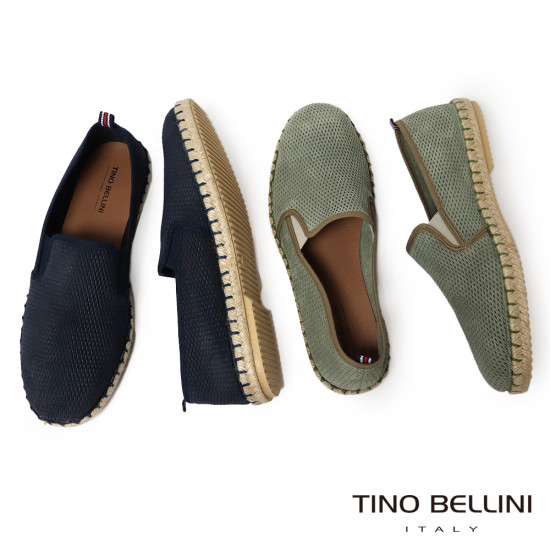 TINO BELLINI 貝里尼 西班牙進口 網眼透氣漁夫鞋 HM4T037-4(藍色)