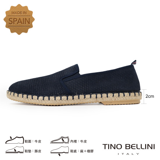 TINO BELLINI 貝里尼 西班牙進口 網眼透氣漁夫鞋 HM4T037-4(藍色)