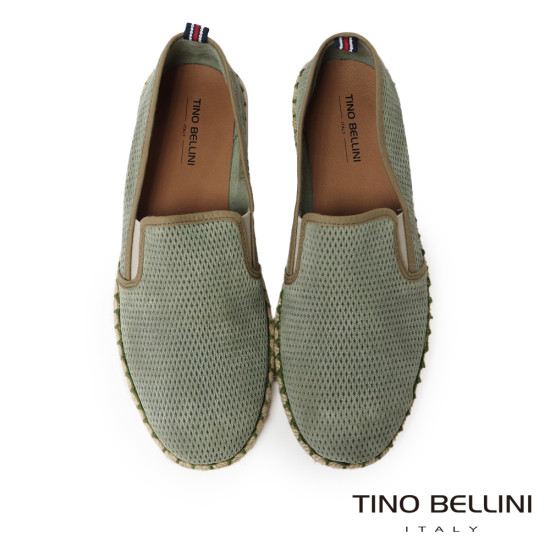 TINO BELLINI 貝里尼 西班牙進口 網眼透氣漁夫鞋 HM4T037-5(綠色)