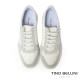 TINO BELLINI 貝里尼 巴西進口 厚底 休閒鞋 透氣拉鍊設計休閒鞋 LB0T026-0(白灰)