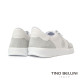 TINO BELLINI 貝里尼 巴西進口 厚底 休閒鞋 透氣拉鍊設計休閒鞋 LB0T026-0(白灰)