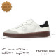 TINO BELLINI 貝里尼 巴西進口 復古 真皮 休閒 多配色德訓鞋 LB0T030-1(白/黑色)