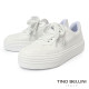 TINO BELLINI 貝里尼 巴西進口 綁帶 厚底 休閒 運動 女鞋 LB0T032-0(白色)
