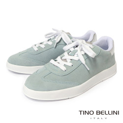 TINO BELLINI 貝里尼 巴西進口 復古鞋 休閒鞋 厚底 麂皮 質感 LB0V019-4(藍色)
