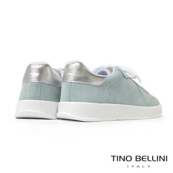 TINO BELLINI 貝里尼 巴西進口 復古鞋 休閒鞋 厚底 麂皮 質感 LB0V019-4(藍色)