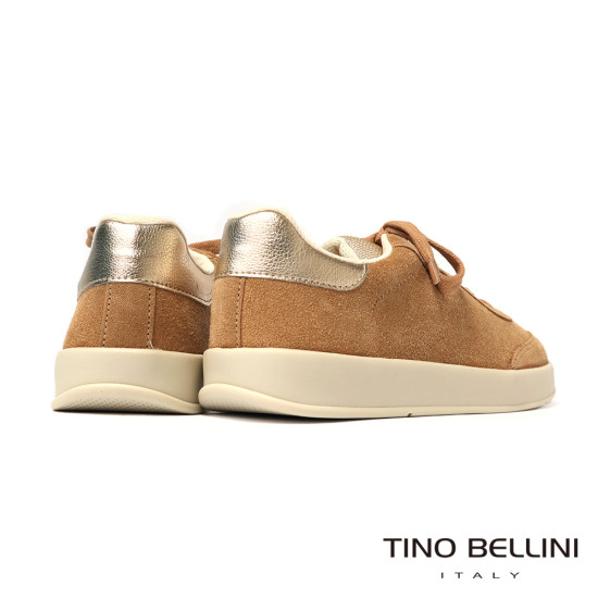 TINO BELLINI 貝里尼 巴西進口 復古鞋 休閒鞋 厚底 麂皮 質感 LB0V019-9(駝色)