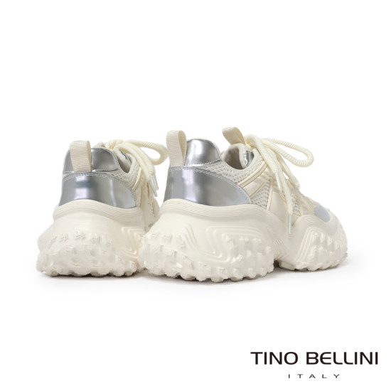 TINO BELLINI 貝里尼 香港進口 老爹鞋 復古 時髦 休閒鞋 運動鞋LB0V020-0(白色)