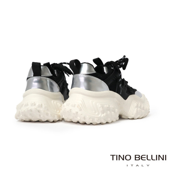 TINO BELLINI 貝里尼 香港進口 老爹鞋 復古 時髦 休閒鞋 運動鞋LB0V020-1(黑色)