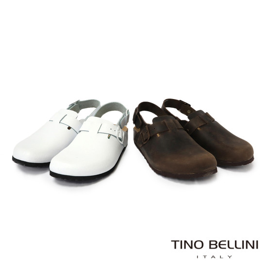 TINO BELLINI 貝里尼 歐洲進口 BIONATURA 腳床舒適鞋 真皮 軟木軟底鞋 FS0B002-6(咖色) 