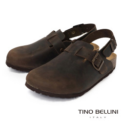 TINO BELLINI 貝里尼 歐洲進口 BIONATURA 腳床舒適鞋 真皮 軟木軟底鞋 FS0B002-6(咖色) 