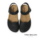 TINO BELLINI 貝里尼 歐洲進口 BIONATURA 腳床舒適鞋 娃娃鞋造型 軟木軟底 拖鞋 FS0B003-1(黑色)