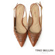 TINO BELLINI 貝里尼 鏤空雕花高跟鞋FS2T011A-9(駝色)