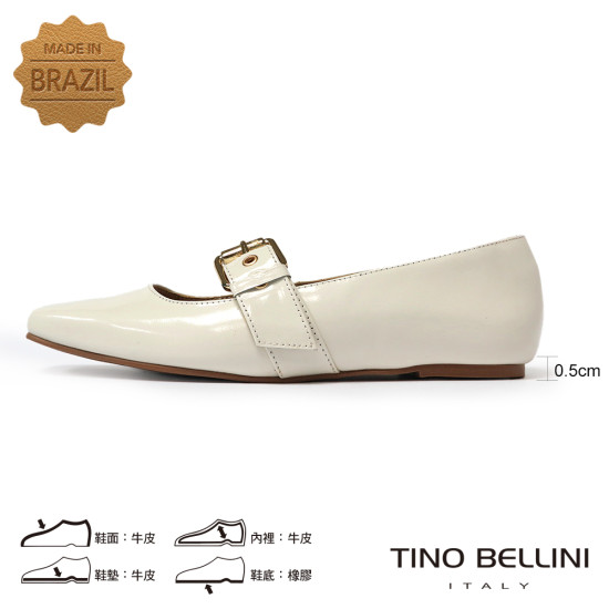 TINO BELLINI 貝里尼 巴西進口 漆皮瑪莉珍鞋FSBT019-R