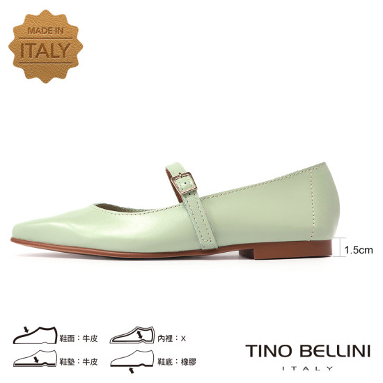 TINO BELLINI 貝里尼 義大利進口 素面細帶瑪莉珍鞋FSBV017A-5