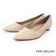 TINO BELLINI 貝里尼 巴西進口 真皮漆皮尖頭低跟鞋FSBV022A-R