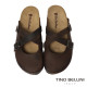 TINO BELLINI 貝里尼 歐洲進口 BIONATURA 腳床舒適鞋 交叉造型 軟木軟底 拖鞋 FZ0B005-6(咖色)
