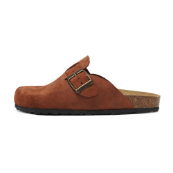 TINO BELLINI 貝里尼 歐洲進口 BIONATURA 腳床舒適鞋 經典造型 繽紛系列 軟木軟底 拖鞋 FZ0B006-9(駝色)