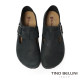 TINO BELLINI 貝里尼 歐洲進口 BIONATURA 腳床舒適鞋 飾扣造型  軟木軟底 休閒鞋 FZCB002-1(黑色)
