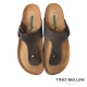 TINO BELLINI 貝里尼 歐洲進口 BIONATURA 腳床舒適鞋 男款 真皮 軟木軟底夾腳涼拖鞋 HM0B004-6