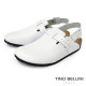 TINO BELLINI 貝里尼 歐洲進口 BIONATURA 腳床舒適鞋 男款 真皮 軟木軟底鞋 HM0B006-0(白色)