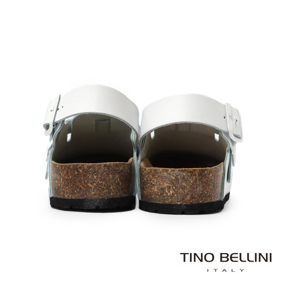 TINO BELLINI 貝里尼 歐洲進口 BIONATURA 腳床舒適鞋 男款 真皮 軟木軟底鞋 HM0B006-0(白色)